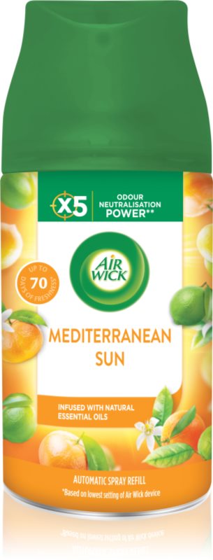 Air Wick Freshmatic Mediterranean Sun odorizant de camera rezervă 250 ml