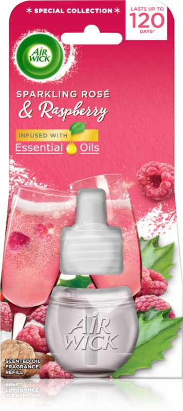 Air Wick Sparkling Rose & Raspberry odorizant electric rezervă 19 ml