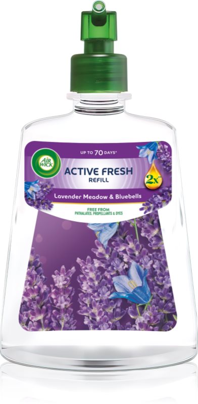 Air Wick Active Fresh Lavender Meadow & Bluebells odorizant de camera rezervă 228 ml