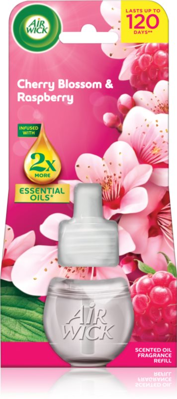 Air Wick Cherry Blossom & Rasberry rezervă pentru difuzorul electric 19 ml