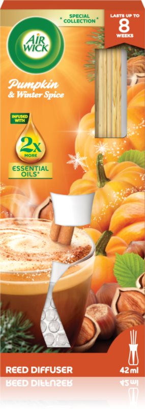 Air Wick Essential Mist Pumpkin & Winter Spice aroma difuzor cu rezervã 30 ml