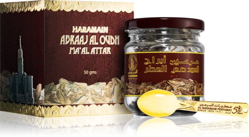 Al Haramain Abraaj Al Oudh Ma'Al Attak tamaie 50 g