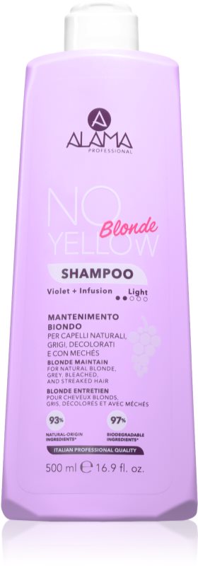 Alama Professional No Yellow Blonde șampon împotriva tonurilor galbene 500 ml