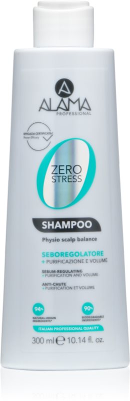 Alama Professional Zero Stress Sebum Regulating Shampoo șampon pentru un scalp seboreic 300 ml