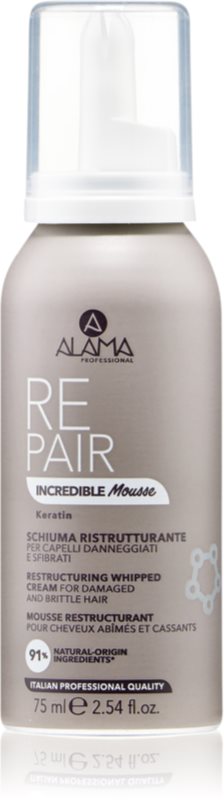 Alama Professional Repair Incredible Mousse spuma tratament pentru par deteriorat 75 ml