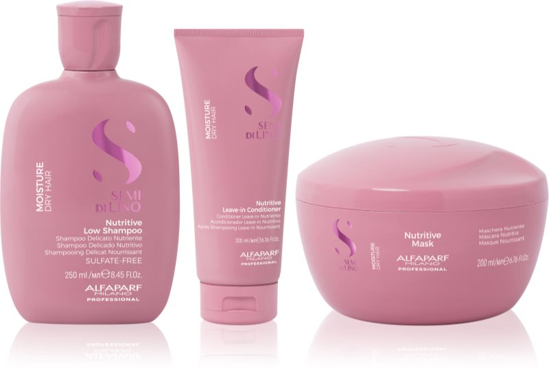 Alfaparf Milano Semi di Lino Moisture Kit set pentru hidratare si stralucire