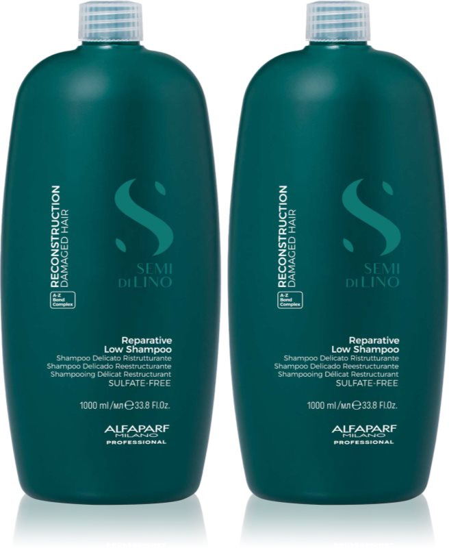 Alfaparf Milano Semi di Lino Reconstruction Shampoo duo Kit set pentru par deteriorat