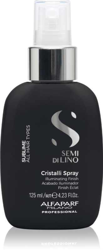 Alfaparf Milano Semi di Lino Sublime Cristalli spray pentru păr pentru stralucire 125 ml
