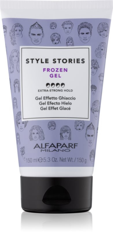 Alfaparf Milano Style Stories The Range Gel gel de păr cu efect răcoritor fixare foarte puternica Frozen Gel 150 ml
