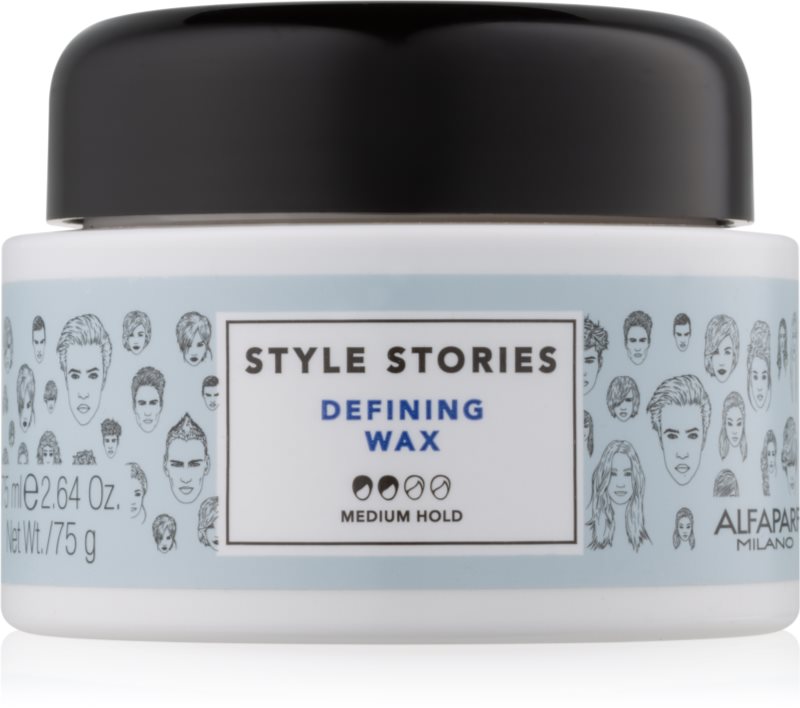 Alfaparf Milano Style Stories The Range Paste ceara modelatoare pentru par fixare medie Defining Wax 75 ml