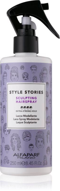 Alfaparf Milano Style Stories The Range Hairspray spray pentru păr fixare foarte puternica Sculpting Hairspray 250 ml