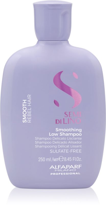 Alfaparf Milano Semi di Lino Smooth sampon pentru indreptarea parului pentru par indisciplinat