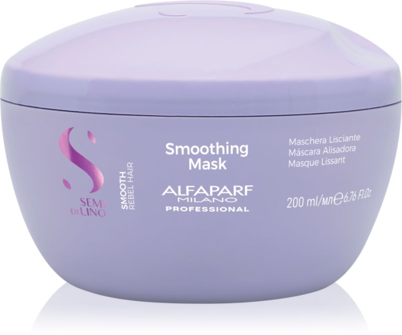 Alfaparf Milano Semi di Lino Smooth masca de netezire pentru par indisciplinat