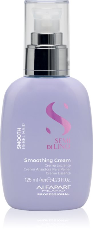 Alfaparf Milano Semi di Lino Smooth lapte de netezire pentru par indisciplinat 125 ml