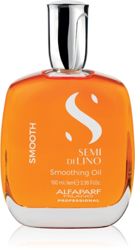 Alfaparf Milano Semi di Lino Smooth ulei pentru netezire pentru par indisciplinat 100 ml