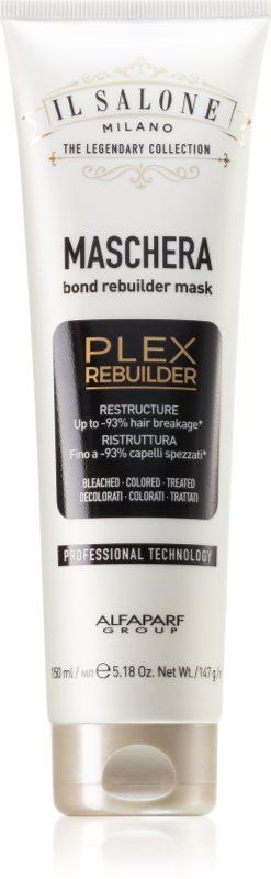 Alfaparf Milano Il Salone Milano Plex Rebuilder masca pentru părul decolorat, vopsit și tratat chimic 150 ml