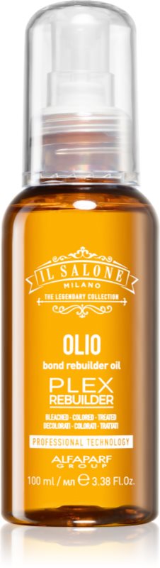 Alfaparf Milano Il Salone Milano Plex Rebuilder ulei pentru par pentru părul decolorat, vopsit și tratat chimic 100 ml