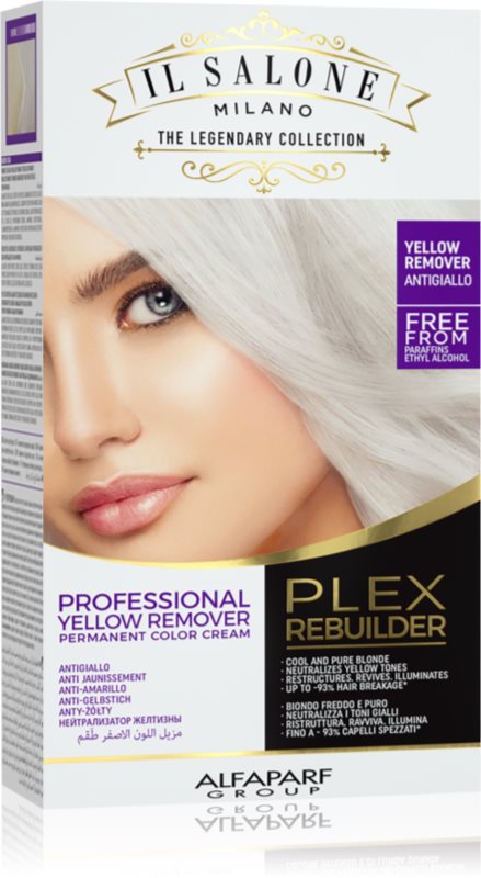 Alfaparf Milano Il Salone Milano Plex Rebuilder Culoare permanenta pentru par culoare Yellow Remover 1 buc