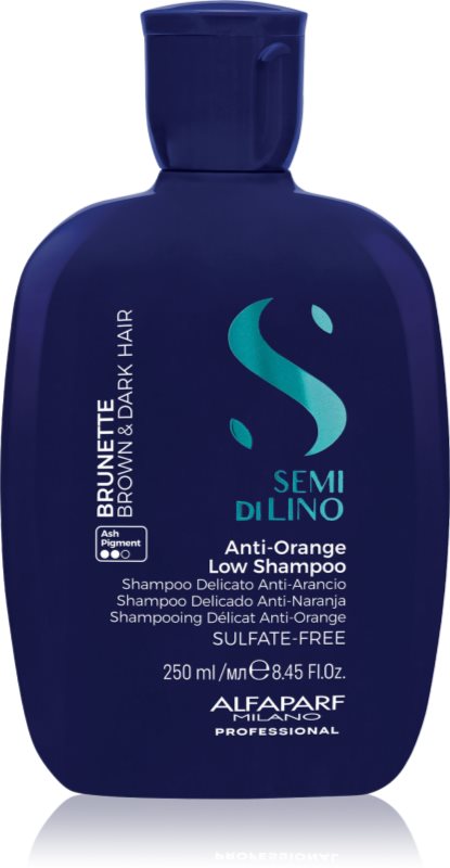 Alfaparf Milano Semi di Lino Brunette șampon nuanțator neutralizarea subtonurilor de alamă
