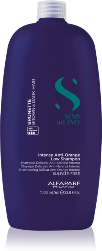 Alfaparf Milano Semi di Lino Brunette șampon nuanțator neutralizarea subtonurilor de alamă