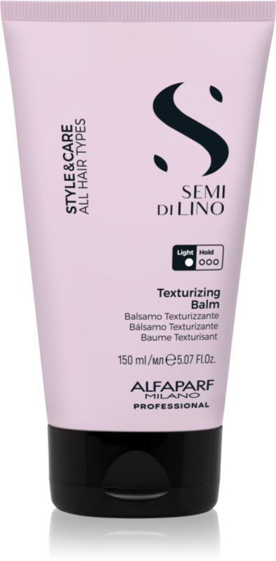 Alfaparf Milano Semi di Lino Style&Care Texturizing Balm cremă hidratantă de coafat pentru un look natural 150 ml