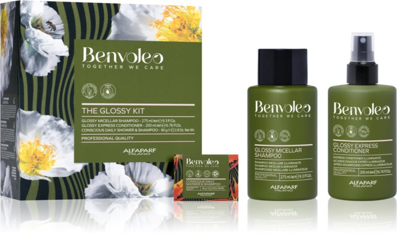 Alfaparf Milano Benvoleo Glossy set cadou pentru un par stralucitor si catifelat