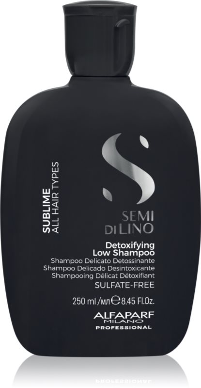 Alfaparf Milano Semi di Lino Sublime șampon detoxifiant pentru curățare pentru toate tipurile de păr