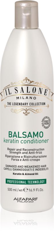 Alfaparf Milano Il Salone Milano Keratin balsam pentru regenerare pentru par deteriorat