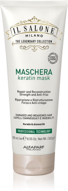 Alfaparf Milano Il Salone Milano Keratin mască regeneratoare pentru părul deteriorat