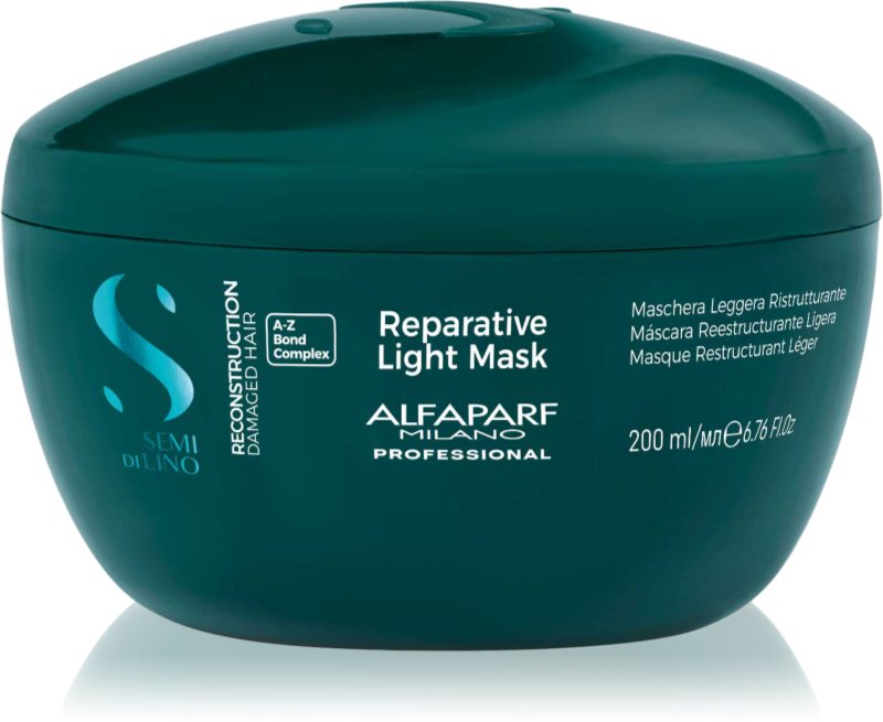 Alfaparf Milano Semi di Lino Reconstruction Reparative Light Mask masca pentru regenerare pentru par deteriorat