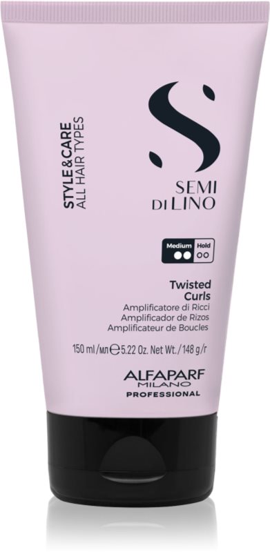 Alfaparf Milano Semi di Lino Style&Care Twisted curls cremă styling pentru definirea buclelor 150 ml