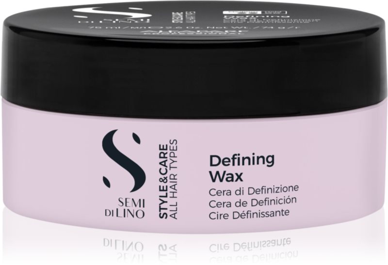Alfaparf Milano Semi di Lino Style&Care Defining wax ceară modelatoare pentru definire si modelare 75 ml