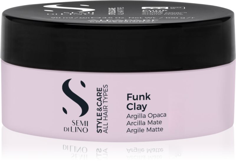 Alfaparf Milano Semi di Lino Style&Care Funk Clay lut modelator pentru definire si modelare 90 ml