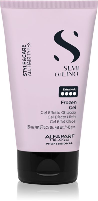 Alfaparf Milano Semi di Lino Style&Care Frozen gel styling gel cu fixare foarte puternica 150 ml