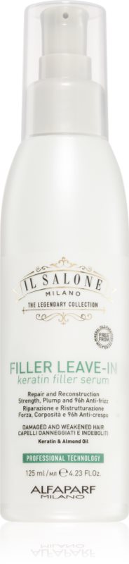Alfaparf Milano Il Salone Milano Keratin Filler Serum ser pentru păr uscat și deteriorat 125 ml