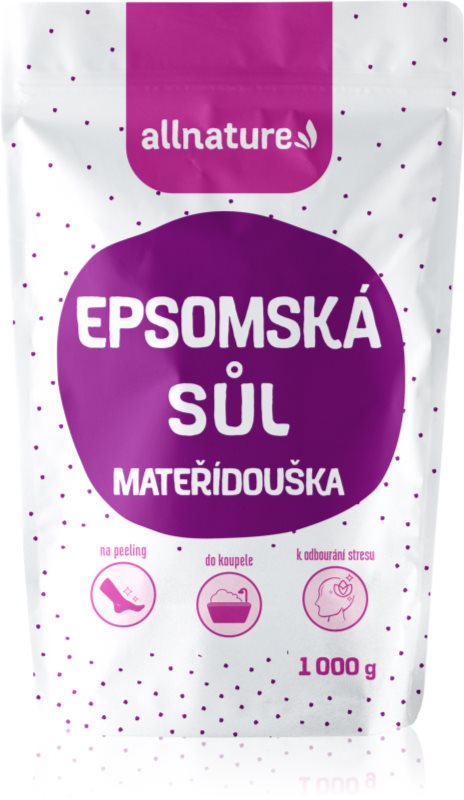 Allnature Epsom salt Motherwort saruri de baie