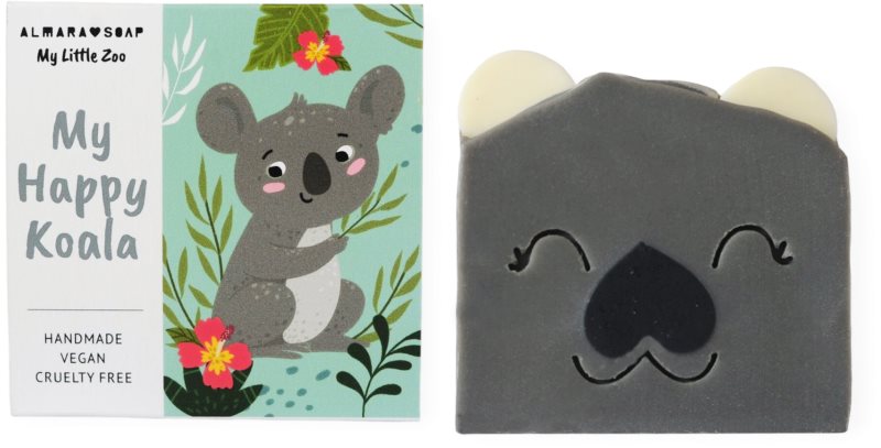 Almara Soap My Happy Koala sãpun lucrat manual cu arome de zmeura pentru copii 100 g
