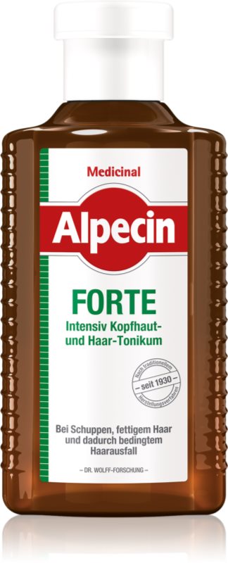 Alpecin Medicinal Forte tonic intens impotriva matretii si caderii parului rezistență 200 ml