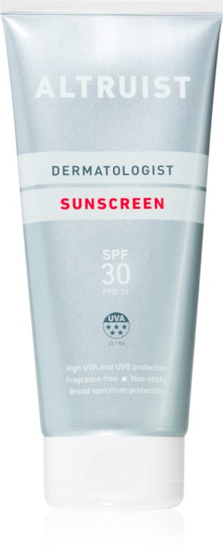 Altruist Sunscreen cremă pentru plaja SPF 30 200 ml