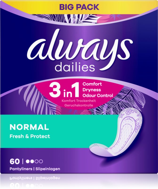 Always Dailies Normal Fresh & Protect absorbante 60 buc