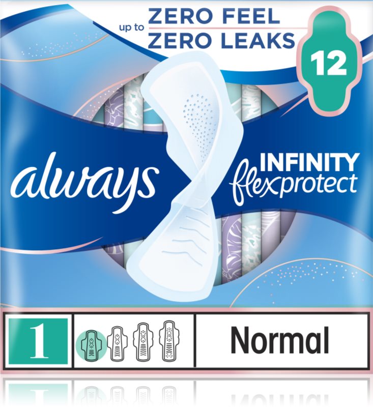 Always Infinity Normal Size 1 absorbante 12 buc