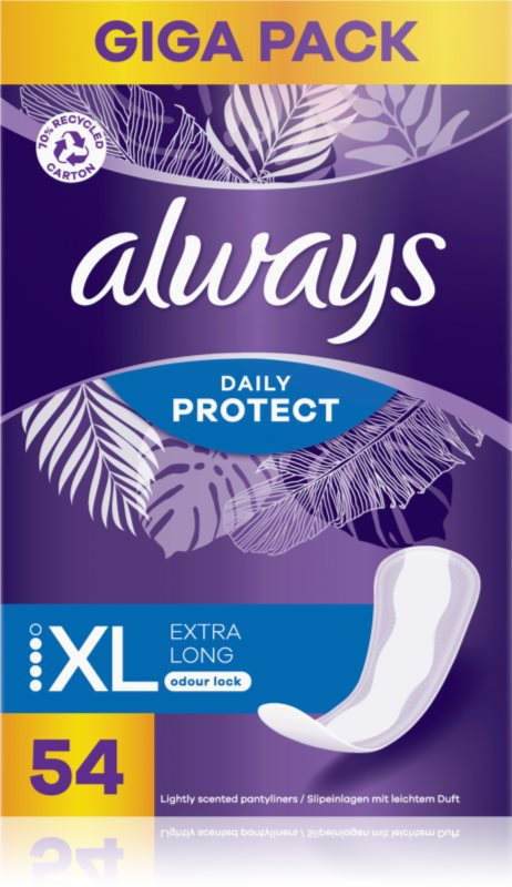 Always Daily Protect Extra Long absorbante produs parfumat 54 buc