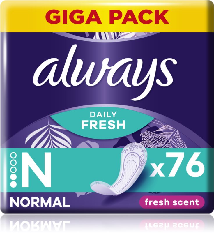 Always Daily Fresh Normal absorbante produs parfumat 76 buc