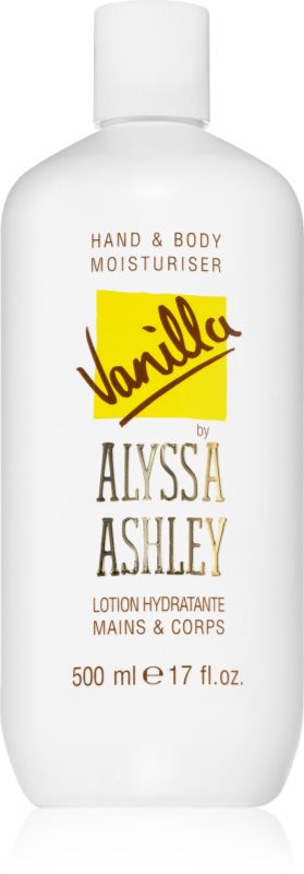 Alyssa Ashley Vanilla cremă de mâini și corp pentru femei 500 ml