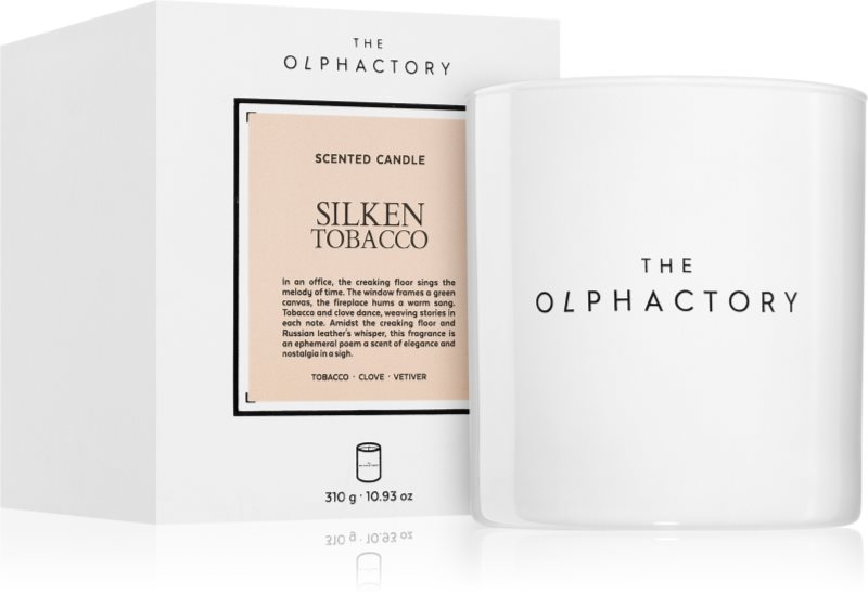 The Olphactory White Insignia Silken Tobacco lumânare parfumată 310 g