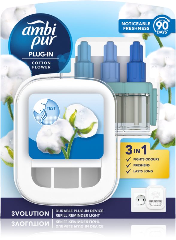 AmbiPur 3volution Cotton Flower odorizant electric cu rezervã 20 ml