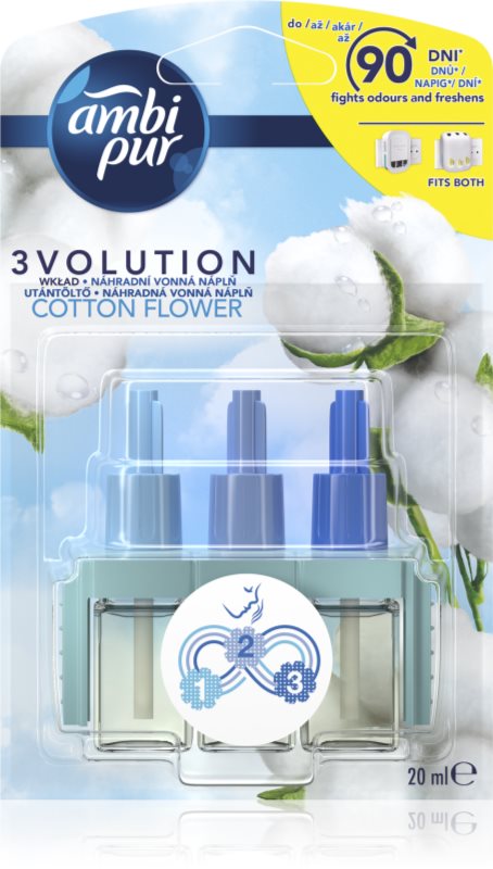 AmbiPur 3volution Cotton Fresh rezervă de reumplere 20 ml