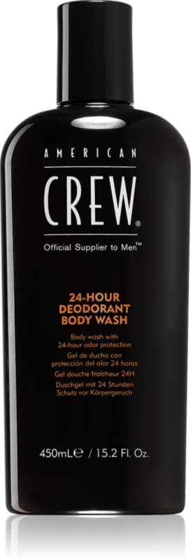 American Crew Body 24-Hour Deodorant Body Wash Gel de dus cu efect de deodorante 24 de ore 450 ml