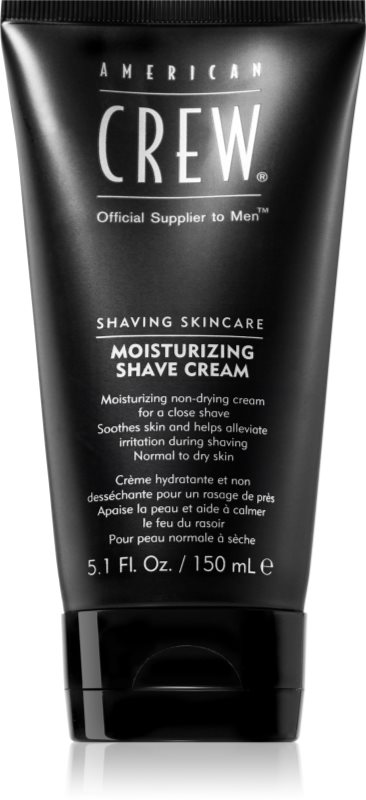 American Crew Shave & Beard Moisturizing Shave Cream crema de ras hidratanta pentru piele normala si uscata 150 ml