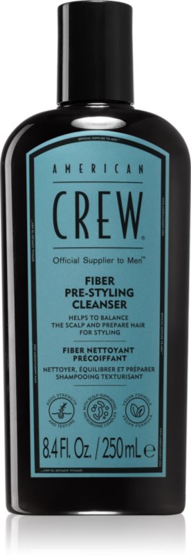 American Crew Fiber Shampoo sampon pentru regenerare pentru par fin pentru bărbați 250 ml